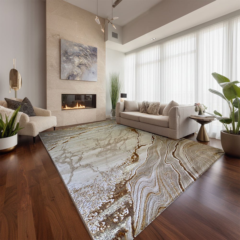 Artboard1_17df9d20-f0d1-4a24-8252-ac882f22d129.jpg Covor Marevole Cream Beige 0856A - imagine 1