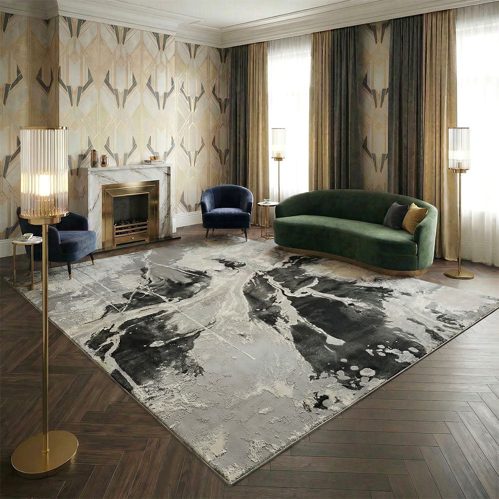 Artboard1_1e88f63f-b0dd-4a7f-801c-28a2d015395b.jpg Covor Marevole 0930A Grey Cream - imagine 1
