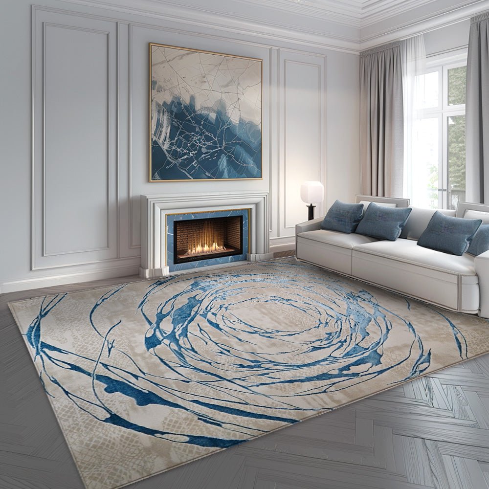 Artboard1_2455187b-3fc4-4e6b-8398-f2b5d5130ba6.jpg Covor Volute Silky Soft Wave Crem Albastru - imagine 1