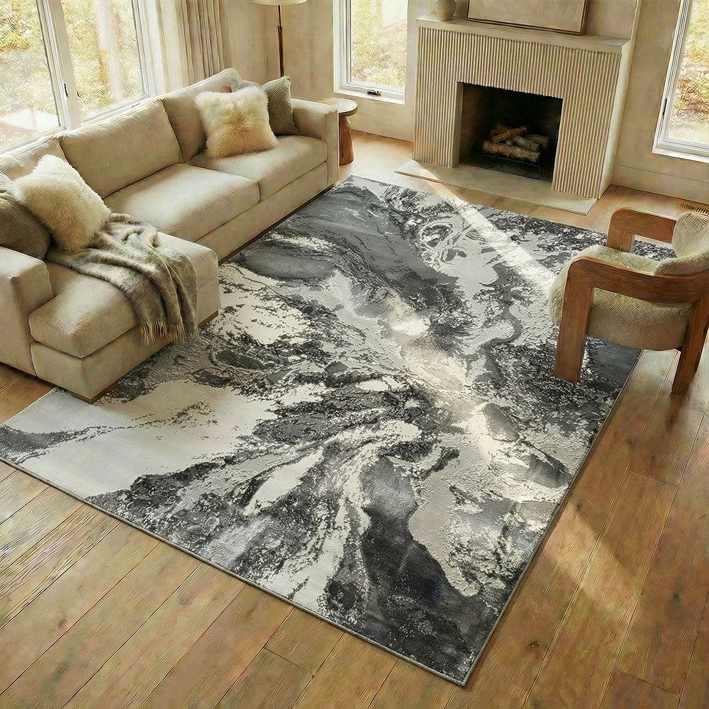 Artboard1_2bec680b-0f9f-42f8-a998-d8ef5cd0f38a.jpg Covor Marevole 0928A Grey Cream - imagine 1