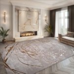 Covor Volute Silky Soft Wave Crem Gold