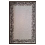 Covor Gloria 3D Elegant Alb Perlat Chenar Bej - imagine 2