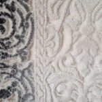 Covor Gloria 3D Elegant Alb Perlat Chenar Gri - imagine 4