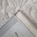 Covor Gloria 3D Elegant Alb Perlat Chenar Gri - imagine 5
