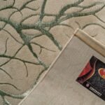 Covor Volute Silky Soft Pearly Crem Verde - imagine 3