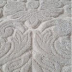 Covor Gloria 3D Elegant Alb Perlat Chenar Gri - imagine 6
