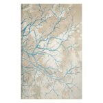 Covor Volute Silky Soft Pearly Crem Turcoaz - imagine 4