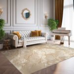 Covor Volute Silky Soft Pearly Crem Auriu