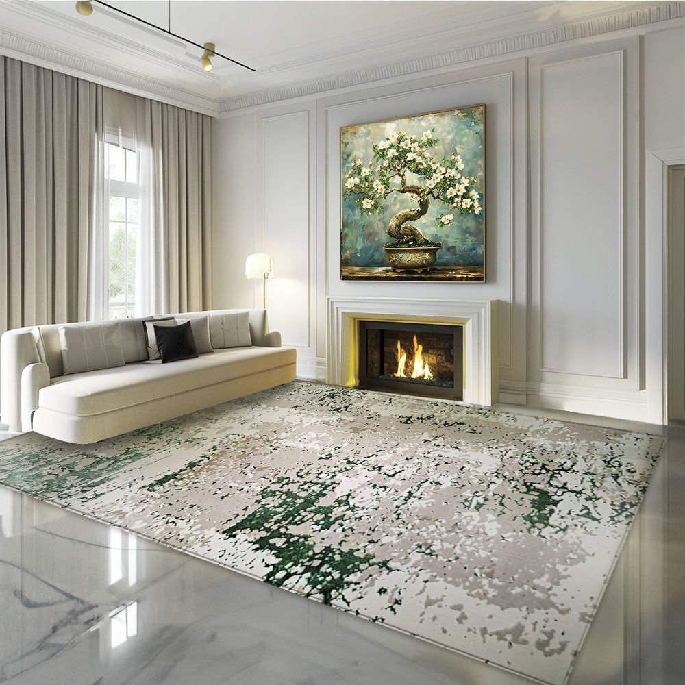 covor-duomo-rodin-8798763417947-crem-verde-1 Covor Duomo Rodin Crem, Verde - imagine 1