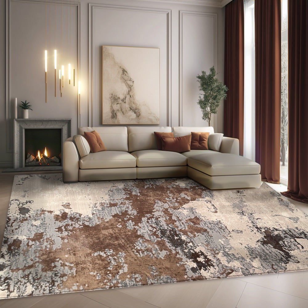 covor-forest-laros-9511917257051-gri-crem-ruginiu-1 Covor Forest Laros Gri, Crem, Ruginiu - imagine 1