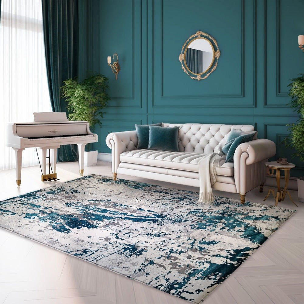 covor-heritage-ursin-8797143892315-gri-turcoaz-1 Covor Heritage Ursin Gri, Turcoaz - imagine 1