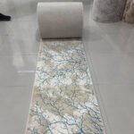 Traversă Volute Crem Albastru - imagine 2