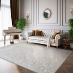 Covor Gloria 3D Elegant Crem Perlat